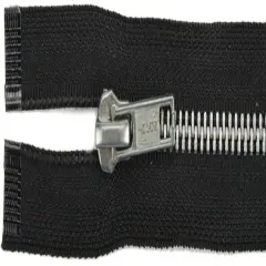 Coats Heavyweight Aluminum Separating Metal Zipper 24"-Black