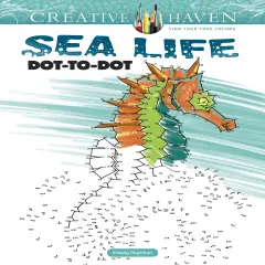 Creative Haven: Sea Life Dot-To-Dot-Softcover