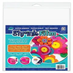 Grafix Shrink Film 8.5"X11" 6/Pkg-Super Sanded