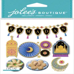 Jolee's Boutique Themed Embellishments 7/Pkg-Ramadan
