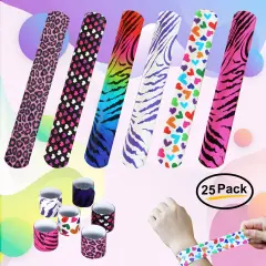 Novelty Place Animal/Heart Print Slap Bracelets Party