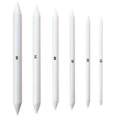6 PCS Blending Stumps and Tortillions, Sketch Drawing Tools, Paper Art Blenders for Student Sketch Drawing