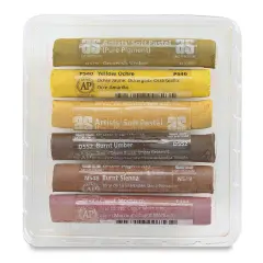 Art Spectrum Pastel 6ix Pack Set - Autumn Earths, Set of 6