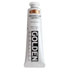 Golden Heavy Body Artist Acrylics - Iridescent Copper Light (Fine), 2 oz Tube