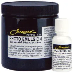 Jacquard Emulsion & Diazo Sensitizer-8oz