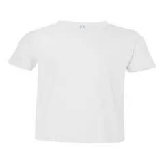Rabbit Skins&reg; Toddler Fine Jersey Crew Neck Short Sleeve Tee - 3321 White
