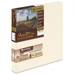 Masterpiece Monet Pro Linen Canvas - 10" x 10", Oil Primed