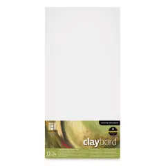 Ampersand Claybord - 12" x 24", 2" Deep Cradled