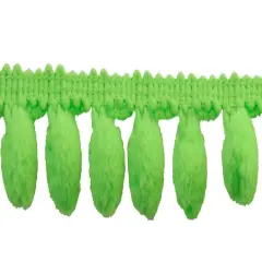 Belagio Pom Trim, 1.25" Wide, 10-Yard Bolt, Lime