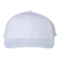 Valucap&reg; Mesh Back Trucker Cap Comfortable Breathable Fit White