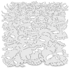 Iwata Artool Freehand Template - Curse of the Skull Master Bonz II