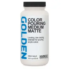 Golden Color Pouring Medium - Matte,16 oz