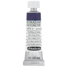 Schmincke Horadam Artist Gouache - Dark Blue Indigo, 15 ml tube