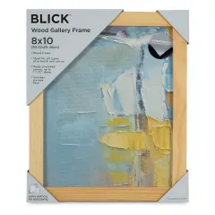 Blick Wood Gallery Frame - Natural, 8" x 10"