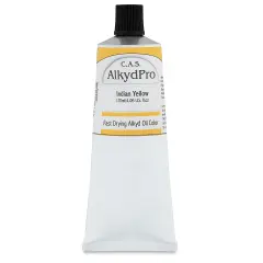 CAS AlkydPro Fast-Drying Alkyd Oil Color - Indian Yellow, 120 ml tube