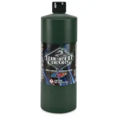 Createx Wicked Colors Airbrush Color - 32 oz, Detail Moss Green
