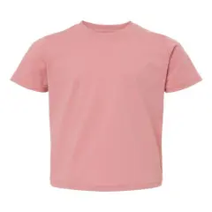 Rabbit Skins&reg; Toddler Short Sleeve Crewneck Fine Jersey Tee - 3321 Mauvelous