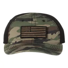 DRI DUCK&reg; Tactical Cap Stylish & Durables Green Camo/ Black