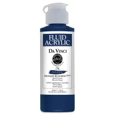 Da Vinci Fluid Acrylics - Prussian Blue Hue, 4 oz bottle