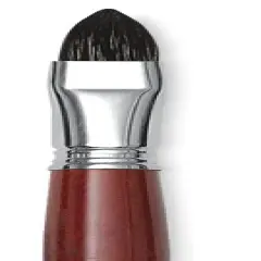 Escoda Black Sable Oil Brush - Filbert, Size 14