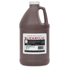 Blickrylic Student Acrylics - Burnt Umber, Half Gallon