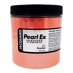 Jacquard Pearl-Ex Pigment - 4 oz, Scarlet, Jar