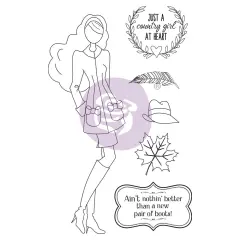 Prima Marketing Inc Julie Nutting Doll Stamp - Jessi - 1 Stamp 5.25x8In Sheet Size 655350913236