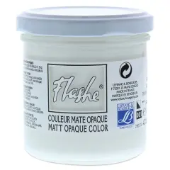 Lefranc & Bourgeois Flashe Vinyl Paint - White,125 ml jar