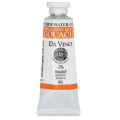 Da Vinci Professional Gouache - Orange, 37 ml tube