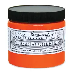 Jacquard Screen Printing Ink - Orange, 16 oz