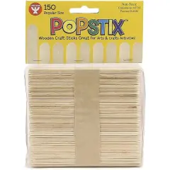 Natural Craft Wood Popstix