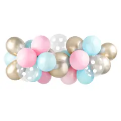 Balloon Garland - Cotton Candy (Baby Shower)