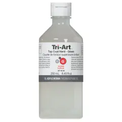 Tri-Art Top Coat Medium - Hard Gloss, 8 oz, Bottle