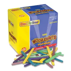 Creativity Street Craft Sticks - Box of 1000, Assorted Colors