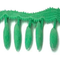 Belagio Pom Trim, 1.25" Wide, 10-Yard Bolt, Celadon Green
