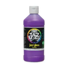Jazz Gloss Tempera - Gloss, Fluorescent Purple, 16 oz bottle