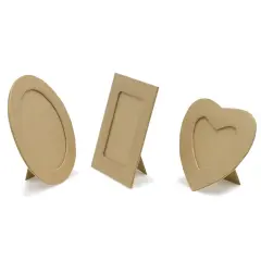 Creativity Street Papier Mache Frames - Assorted Shapes, Classroom Pack of 24