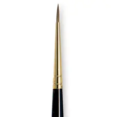 Da Vinci Maestro Kolinsky Brush - Full Belly Round, Short Handle, Size 3