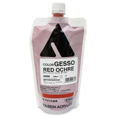 Holbein Acryla Gesso - Red Ochre, 300 ml pouch