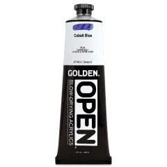 Golden Open Acrylics - Cobalt Blue, 5 oz Tube