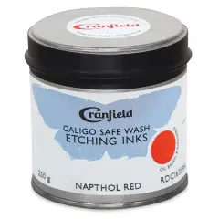 Cranfield Caligo Safe Wash Etching Ink - Napthol Red, 250 g Can