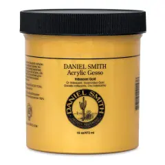 Daniel Smith Acrylic Gesso - Iridescent Gold, 16 oz