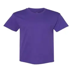 Hanes&reg; Ecosmart Crewneck Short Sleeve T-Shirt Purple