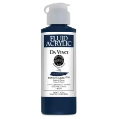 Da Vinci Fluid Acrylics - Payne's Gray, 4 oz bottle