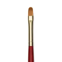Princeton Synthetic Sable Brush - Filbert, Long Handle, Size 8