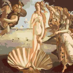 Artwille DIY Paint by Numbers for Adults and Kids, Acrylic Painting Kit - "Masterpieces of World Art 8.68", 13.8 x 17.7 in