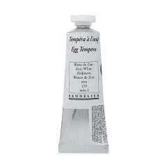 Sennelier Artists Egg Tempera- Zinc White, 34 ml tube