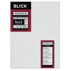 Blick Premier Heavyweight Stretched Cotton Canvas - 9" x 12", 1-3/8" Profile