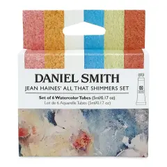 Daniel Smith Luminescent Watercolor - Jean Haines' All That Shimmers, Set of 6, Assorted Colors, Tubes