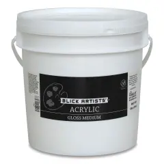 Blick Artists Acrylic Medium - Blick Acrylic Medium, Gloss, 128 oz